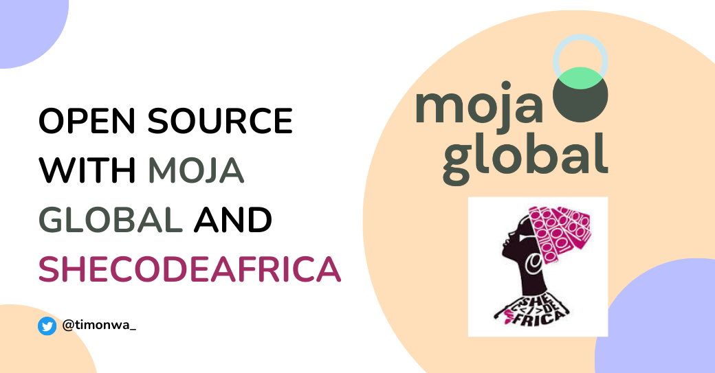 Open source with SheCodeAfrica at Moja Global ContributhonbySCA