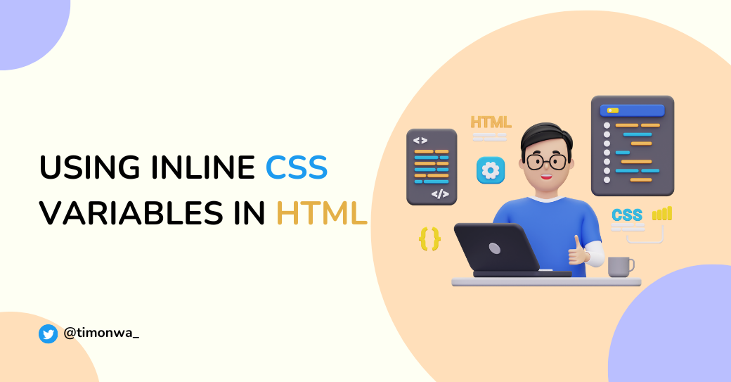 How to use Inline CSS Variable in Html